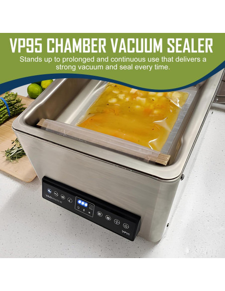 Sellador de Vacío VacMaster VP95 Acero Inoxidable 19.05 kg Sellador de Vacío VacMaster VP95 Acero Inoxidable 19.05 kg
