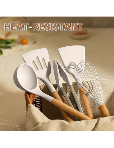 Juego de Utensilios de Cocina Umite Chef 33 Piezas Silicona