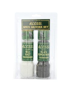 Juego de Molinillos Alessi 6 Piezas Sal y Pimienta