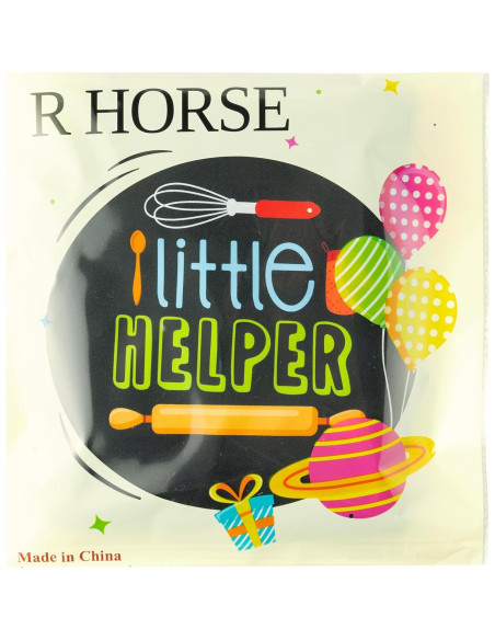 Conjunto Delantal y Gorro Chef Niños R HORSE Ajustable Conjunto Delantal y Gorro Chef Niños R HORSE Ajustable