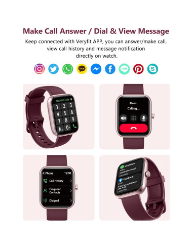 Reloj Inteligente KALINCO IDW25 1.83'' Fitness IP68