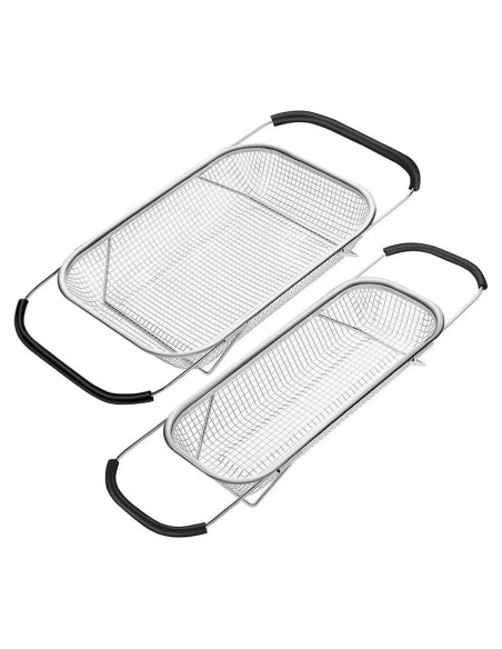 Canasta Colador de Acero Inoxidable GIUOIDUO 6 Cuartos Canasta Colador de Acero Inoxidable GIUOIDUO 6 Cuartos