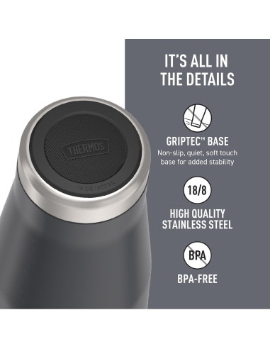 Vaso Aislado de Acero Inoxidable THERMOS 16 oz Granito