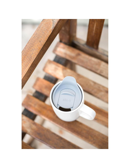 Taza de Viaje Ello Jane Cerámica 530ml Gris Resistente a Salpicaduras Taza de Viaje Ello Jane Cerámica 530ml Gris Resistente a Salpicaduras