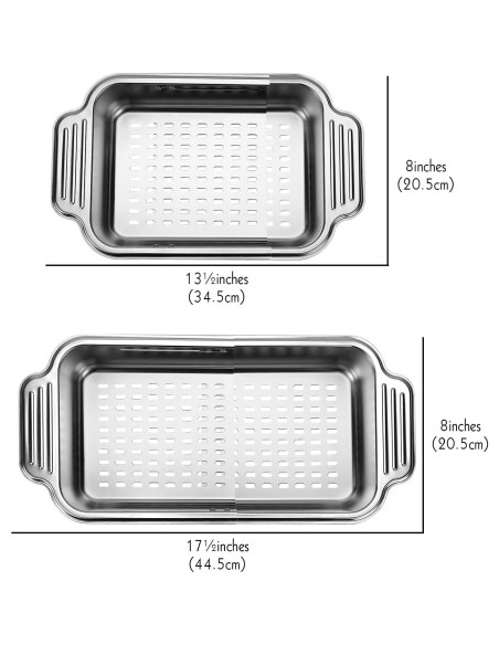 Estante Expandible LUEXBOX para Secar Platos Acero Inoxidable Estante Expandible LUEXBOX para Secar Platos Acero Inoxidable