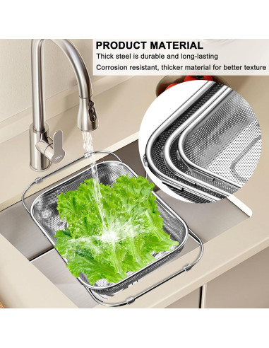 Colador Expandible de Acero Inoxidable SpisoHdx 34-44cm