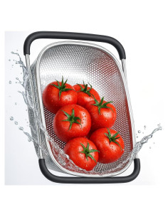 Colador de fregadero AEDNX expandible acero inoxidable 34-54 cm