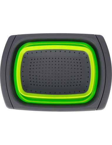 Colador Plegable HAOHIZE Verde 38.5x26.5 cm Antideslizante