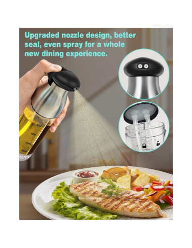 Dispensador de Aceite y Vinagre MOVNO 2 en 1 173ml