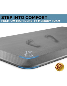 Alfombrilla Antifatiga ComfiLife 61x178 cm Gris Antideslizante 2