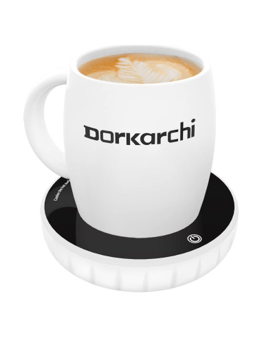 Calentador de Tazas de Café Inteligente Dorkarchi 60C Blanco