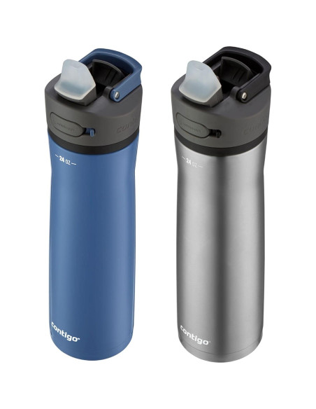 Botella de Agua Contigo Ashland Chill 2.0 0.71L Paquete de 2 Botella de Agua Contigo Ashland Chill 2.0 0.71L Paquete de 2