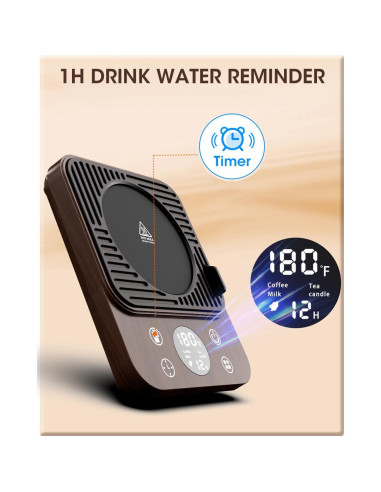 Calentador de Taza Eléctrico MXMZHXU A316 2024, 9 Temperaturas