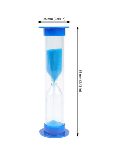 Reloj de Arena JAPCHET 100 Piezas 1 Minuto Azul 2