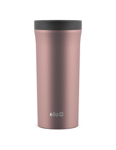 Taza de Viaje Ello Arabica 414ml Acero Inoxidable Rosa Dorado