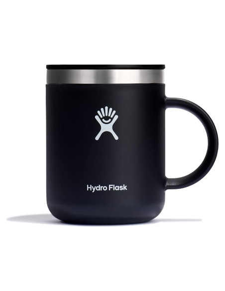 Taza Hydro Flask 12 oz Negra - Acero Inoxidable Aislada Taza Hydro Flask 12 oz Negra - Acero Inoxidable Aislada