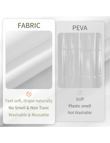 Cortina de Ducha Impermeable ALYVIA SPRING 72x72 cm Blanca Cortina de Ducha Impermeable ALYVIA SPRING 72x72 cm Blanca