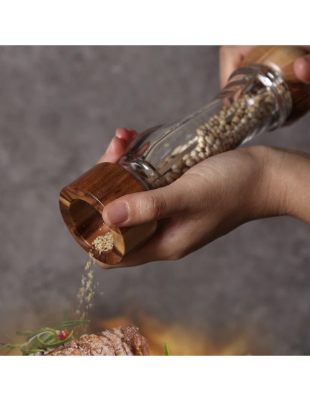 Molinillos de Sal y Pimienta KKC de Madera 20.32 cm Molinillos de Sal y Pimienta KKC de Madera 20.32 cm