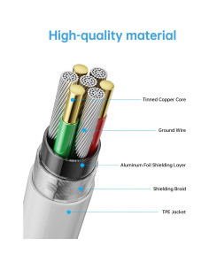 Cable USB C a USB C 1.83m 60W Plnhixt Carga Rápida 2