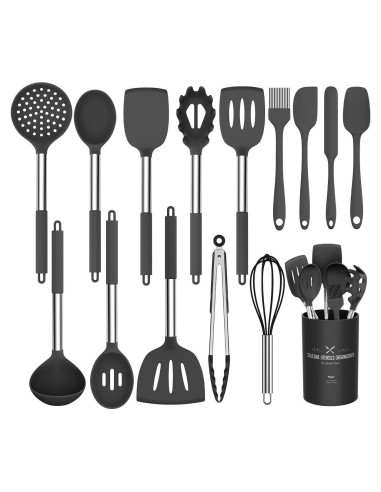 Juego de Utensilios de Cocina Silicona Umite Chef 15 Piezas