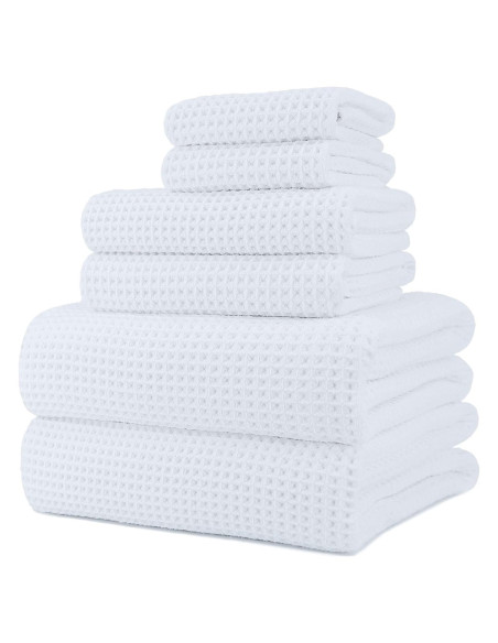 Conjunto de Toallas de Baño Microfibra POLYTE 6 Piezas 430 gsm Conjunto de Toallas de Baño Microfibra POLYTE 6 Piezas 430 gsm