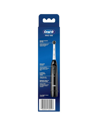 Cepillo de Dientes Eléctrico Oral-B Pro 100 Carbón Negro