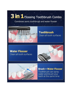 Cepillo de Dientes Eléctrico CNAPES con Irrigador 3 en 1 500ml 2