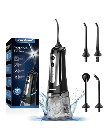 Irrigador Oral Portátil Zerhunt YXY-801 300ml 4 Modos IPX7