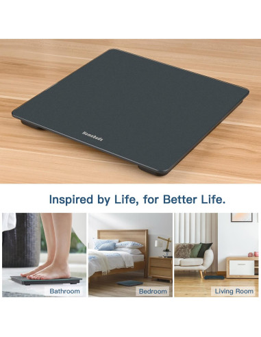 Báscula Digital Homebuds Azul para Peso Corporal 180kg