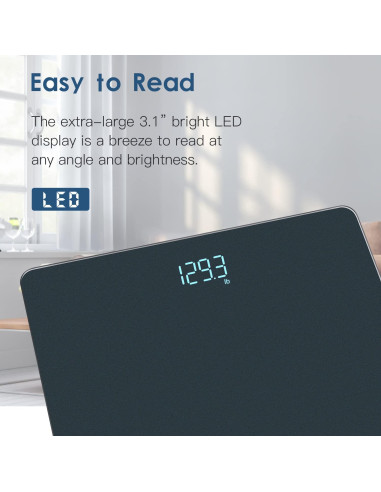 Báscula Digital Homebuds Azul para Peso Corporal 180kg
