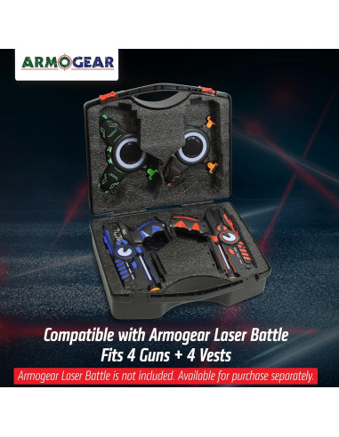 Funda de Transporte ArmoGear para 4 Blasters Laser Tag