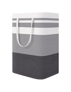 Cesta de Ropa Plegable StorageRight 75L Gris Gradiente