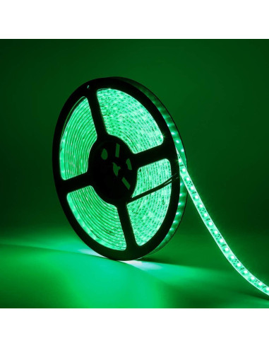 Tira de Luz LED Verde 5m SUPERNIGHT 600 LEDs Impermeable