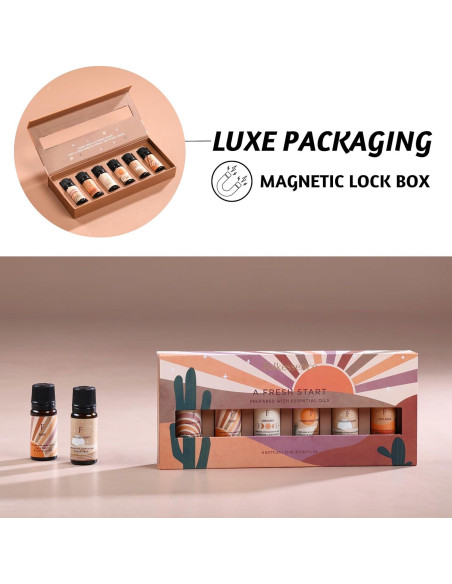 Set de 6 Aceites Esenciales Folkulture 10ml para Difusor Set de 6 Aceites Esenciales Folkulture 10ml para Difusor