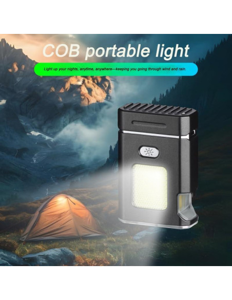 Encendedor Doble Arco KUGUAN Recargable USB Impermeable Negro Encendedor Doble Arco KUGUAN Recargable USB Impermeable Negro