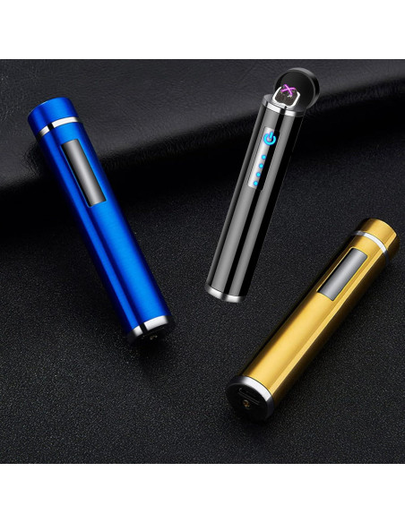 Encendedor Electrónico Recargable ZOIPPDMS HT79 Negro USB Encendedor Electrónico Recargable ZOIPPDMS HT79 Negro USB