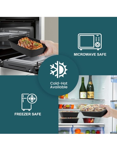 Contenedores de Preparación de Comidas WGCC 1.13L - Paquete de 50