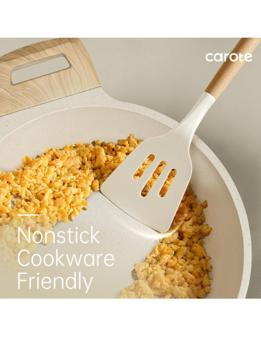 Juego de Utensilios de Cocina de Silicona CAROTE 10 Piezas