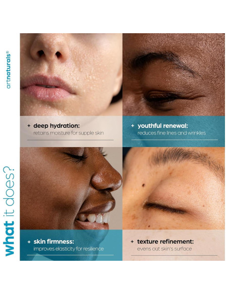 Suero Facial Antienvejecimiento ArtNaturals 29.57 ml - Ácido Hialurónico, Vitamina C y E Suero Facial Antienvejecimiento ArtNaturals 29.57 ml - Ácido Hialurónico, Vitamina C y E