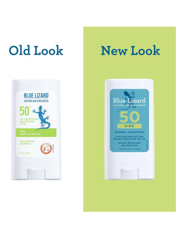 Protección Solar Mineral Blue Lizard Kids SPF 50 - 14 g
