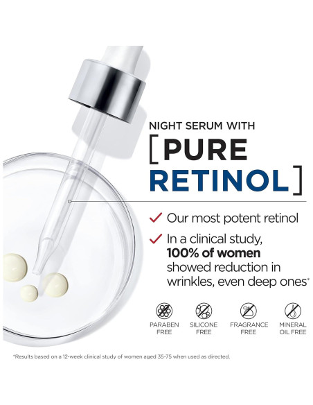 Suero Nocturno L'Oreal Paris Revitalift 0.3% Retinol 28.35g Suero Nocturno L'Oreal Paris Revitalift 0.3% Retinol 28.35g