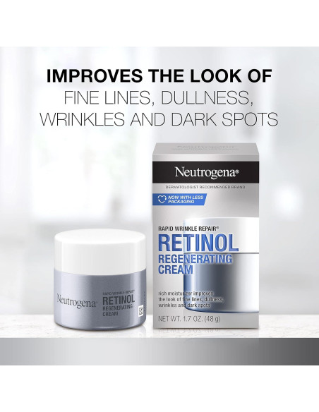 Crema Facial Antienvejecimiento Neutrogena con Retinol 48.2 g + Limpiador Hydro Boost 14.8 ml Crema Facial Antienvejecimiento Neutrogena con Retinol 48.2 g + Limpiador Hydro Boost 14.8 ml