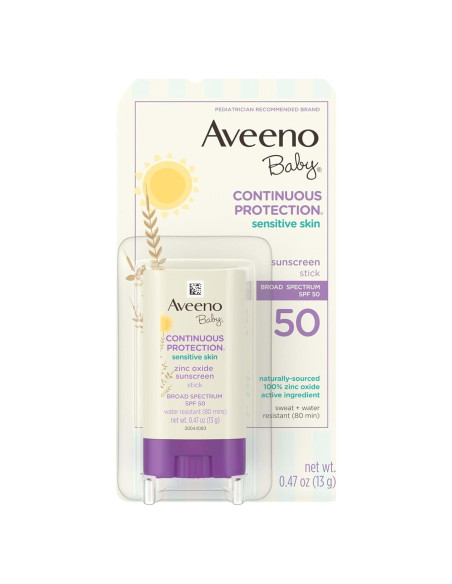 Aveeno Baby Protector Solar Mineral en Barra SPF 50 13.34g Aveeno Baby Protector Solar Mineral en Barra SPF 50 13.34g