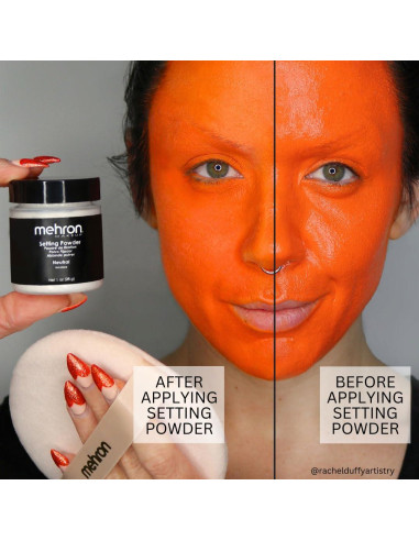 Polvo Fijador Profesional Mehron 28 g | Maquillaje Halloween
