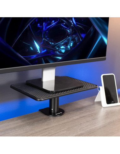 Soporte Elevador Ergonómico Ajustable VIVO para Monitor Negro