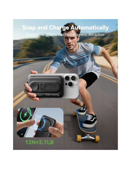 Cargador Portátil Magnético HALOUN 10000mAh para iPhone y Apple Watch Cargador Portátil Magnético HALOUN 10000mAh para iPhone y Apple Watch