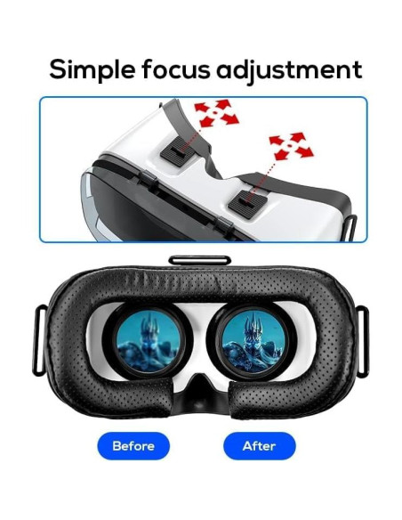 Auriculares VR 3D UMEEUTOO para Smartphone 4.5-6.3" HD Auriculares VR 3D UMEEUTOO para Smartphone 4.5-6.3" HD