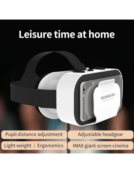 Auriculares VR 3D para celular EMCXFSHOP, compatibles 4.7-6.5" Auriculares VR 3D para celular EMCXFSHOP, compatibles 4.7-6.5"