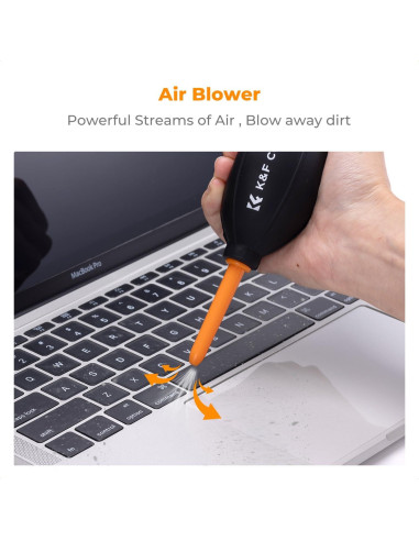Kit de Limpieza K&F Concept para Laptop - 6 en 1 con Spray y Gel