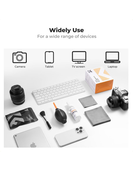 Kit de Limpieza K&F Concept para Laptop - 6 en 1 con Spray y Gel Kit de Limpieza K&F Concept para Laptop - 6 en 1 con Spray y Gel